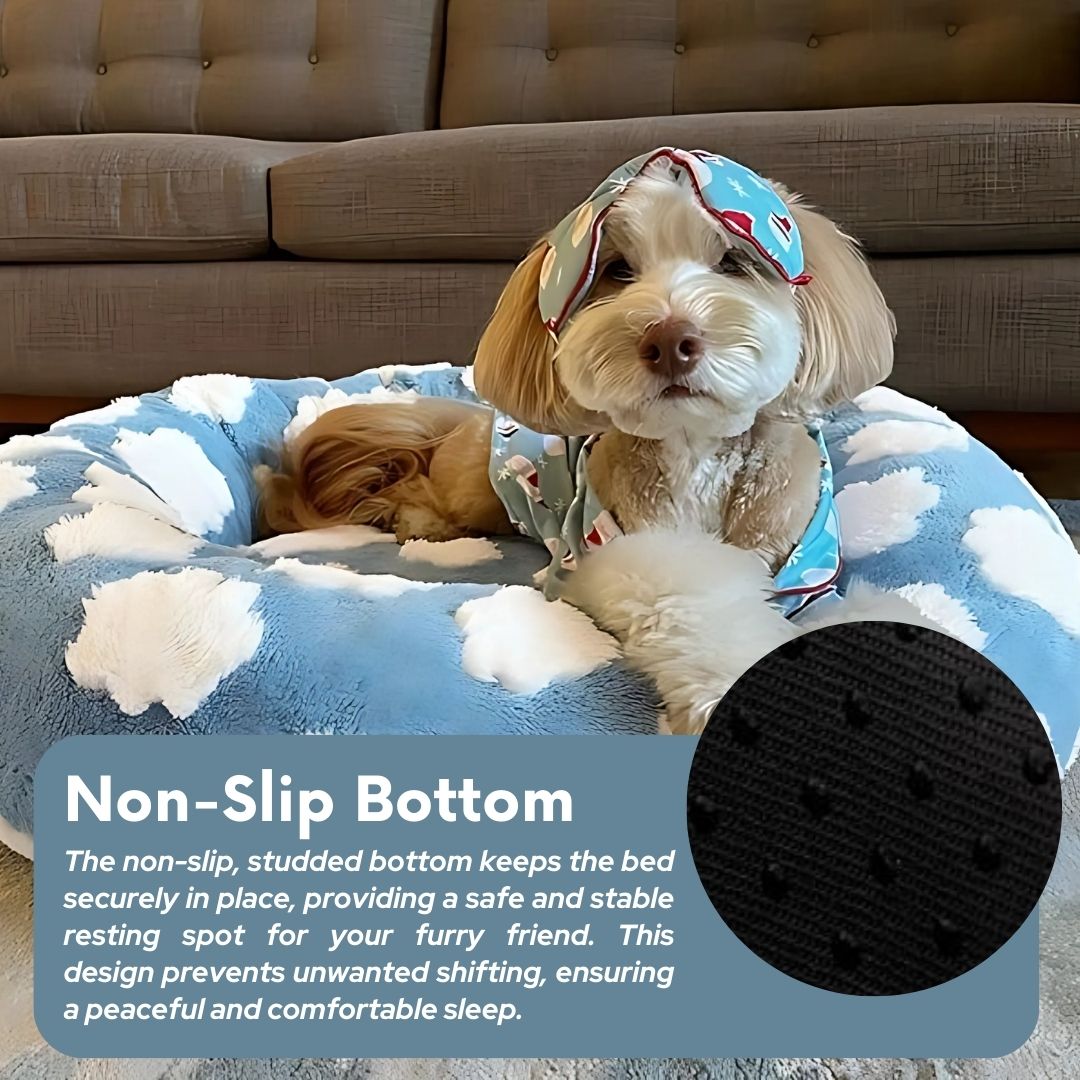 Quality Round Donut Dog Bed