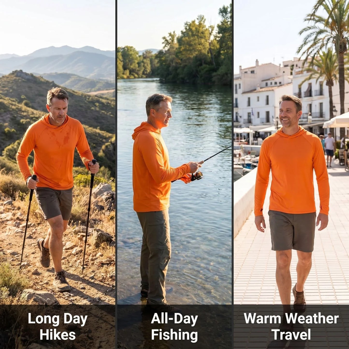 Men's UPF 50+ Sun Hoodie