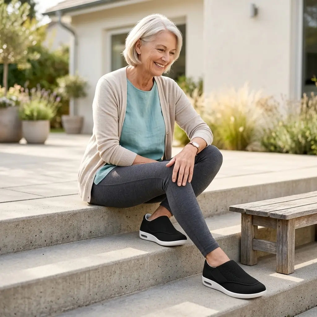 Diabetic Comfort Slip-On Shoes