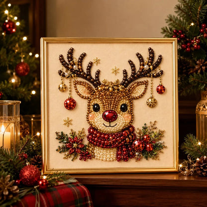 Santa Christmas DIY Pearl Diamond Painting Art Kit