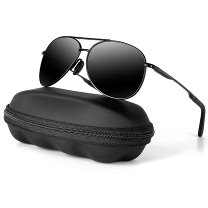 Polarized Aviator Sunglasses with UV400 Protection