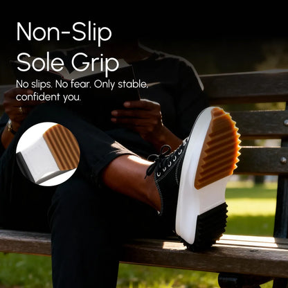 Women’s Casual Platform Sneakers – Tri-Arch Support