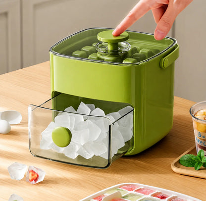Compact ice maker fast cooling for summer