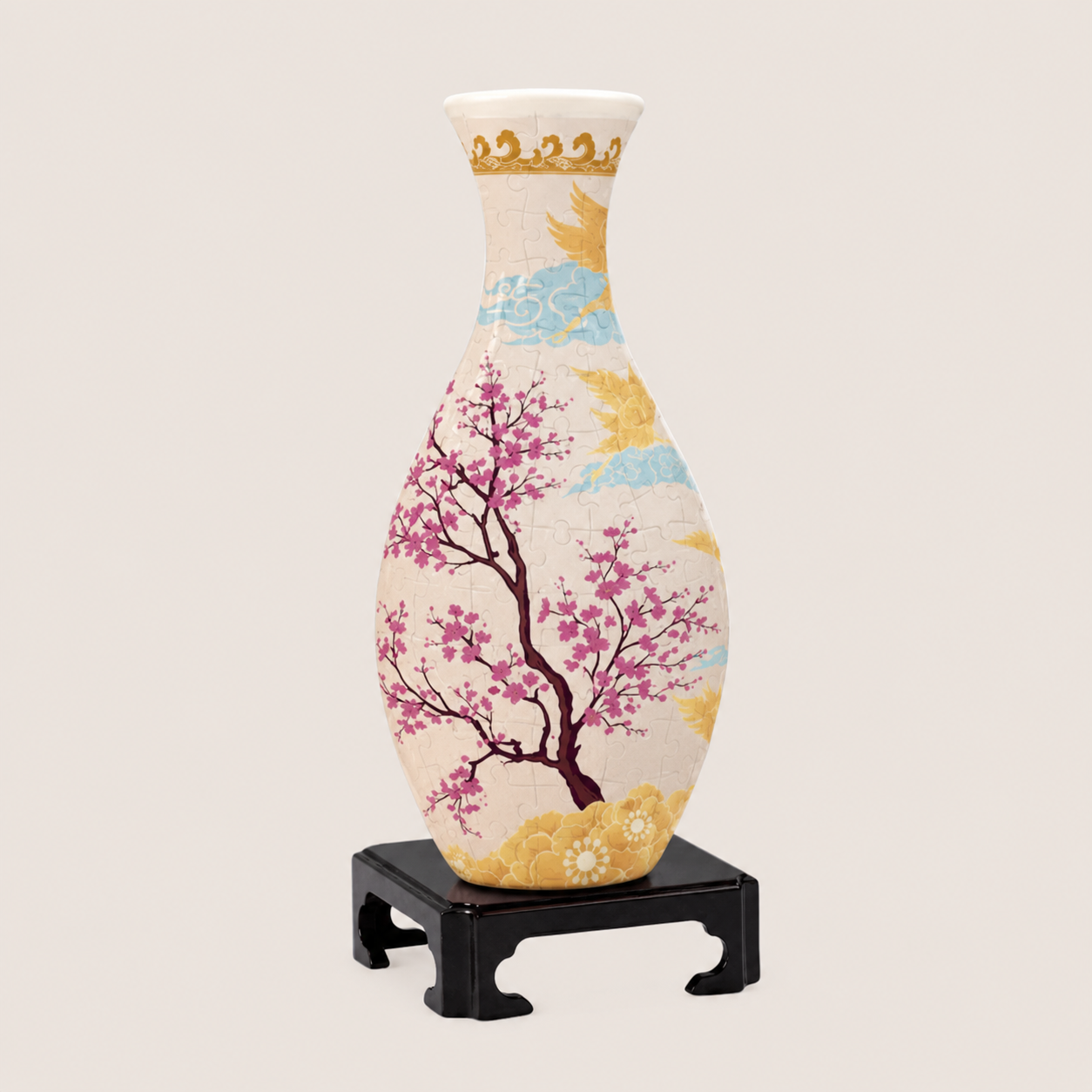3D Puzzle Vase for Flowers