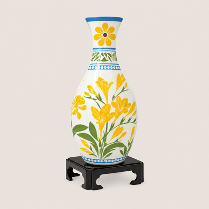 3D Puzzle Vase for Flowers