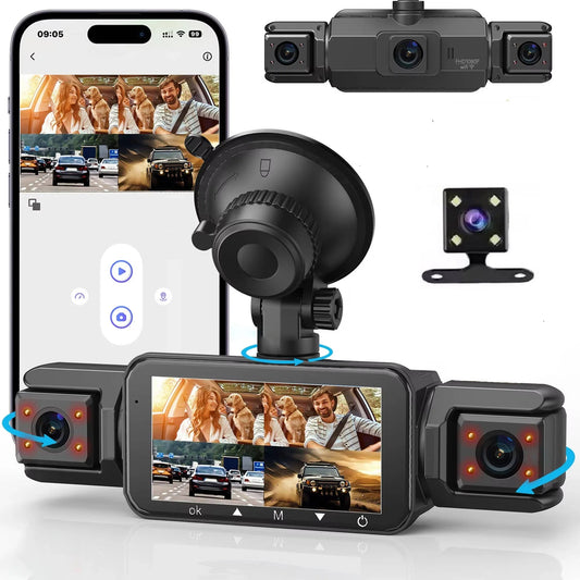 4-Camera Dash Cam System