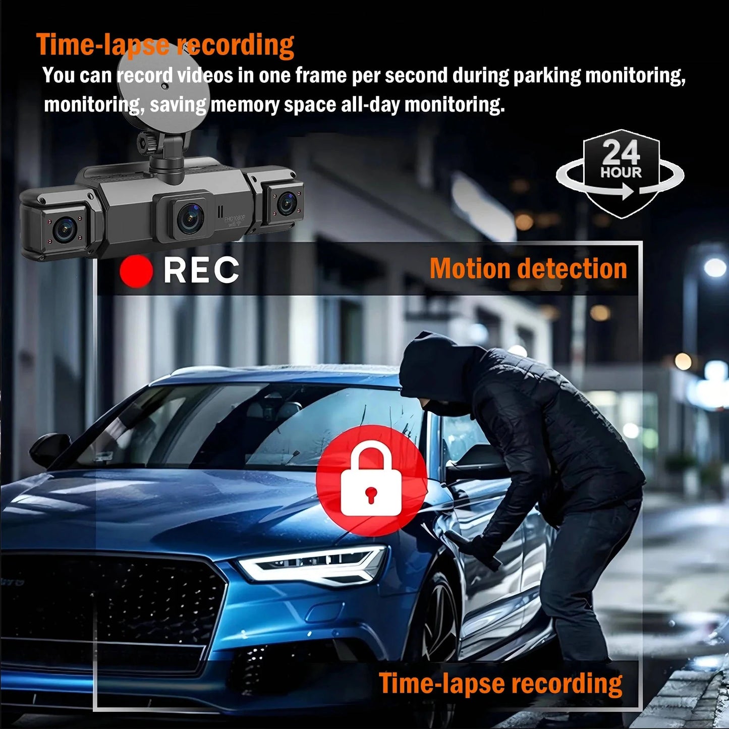 4-Camera Dash Cam System