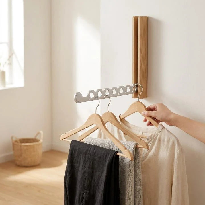 Timber Collapsible Hanger Rail