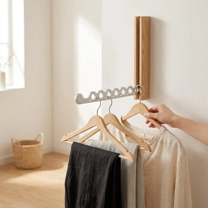 Timber Collapsible Hanger Rail