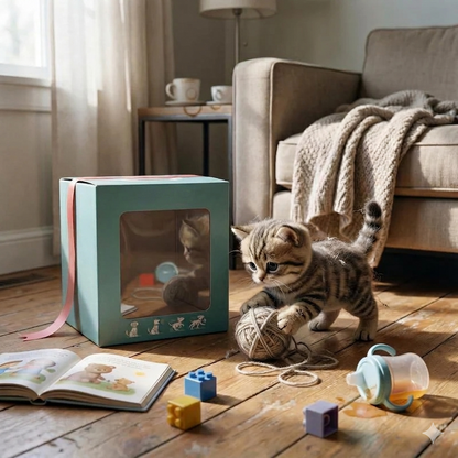 Interactive Robotic Plush Cat