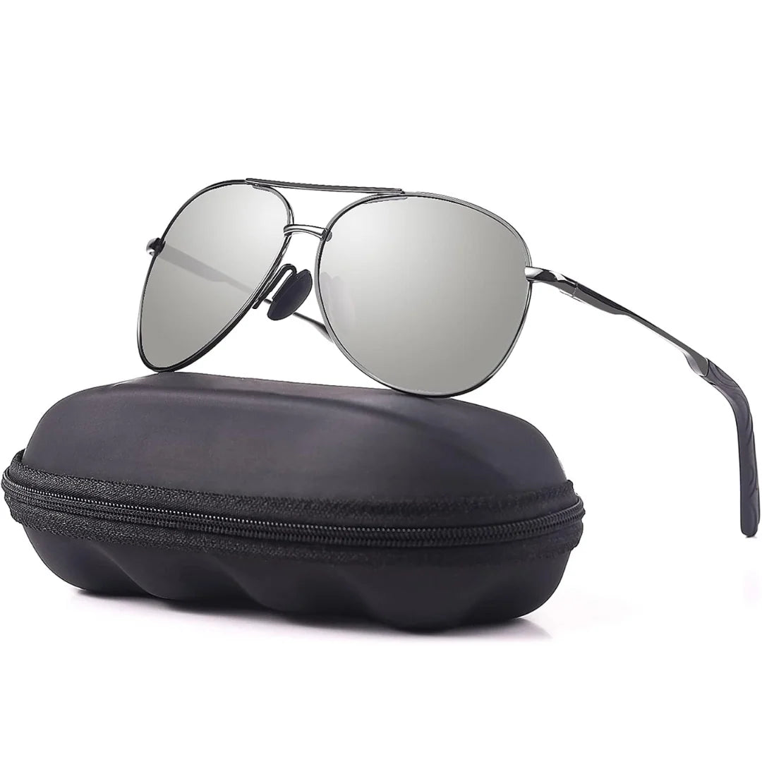 Polarized Aviator Sunglasses with UV400 Protection