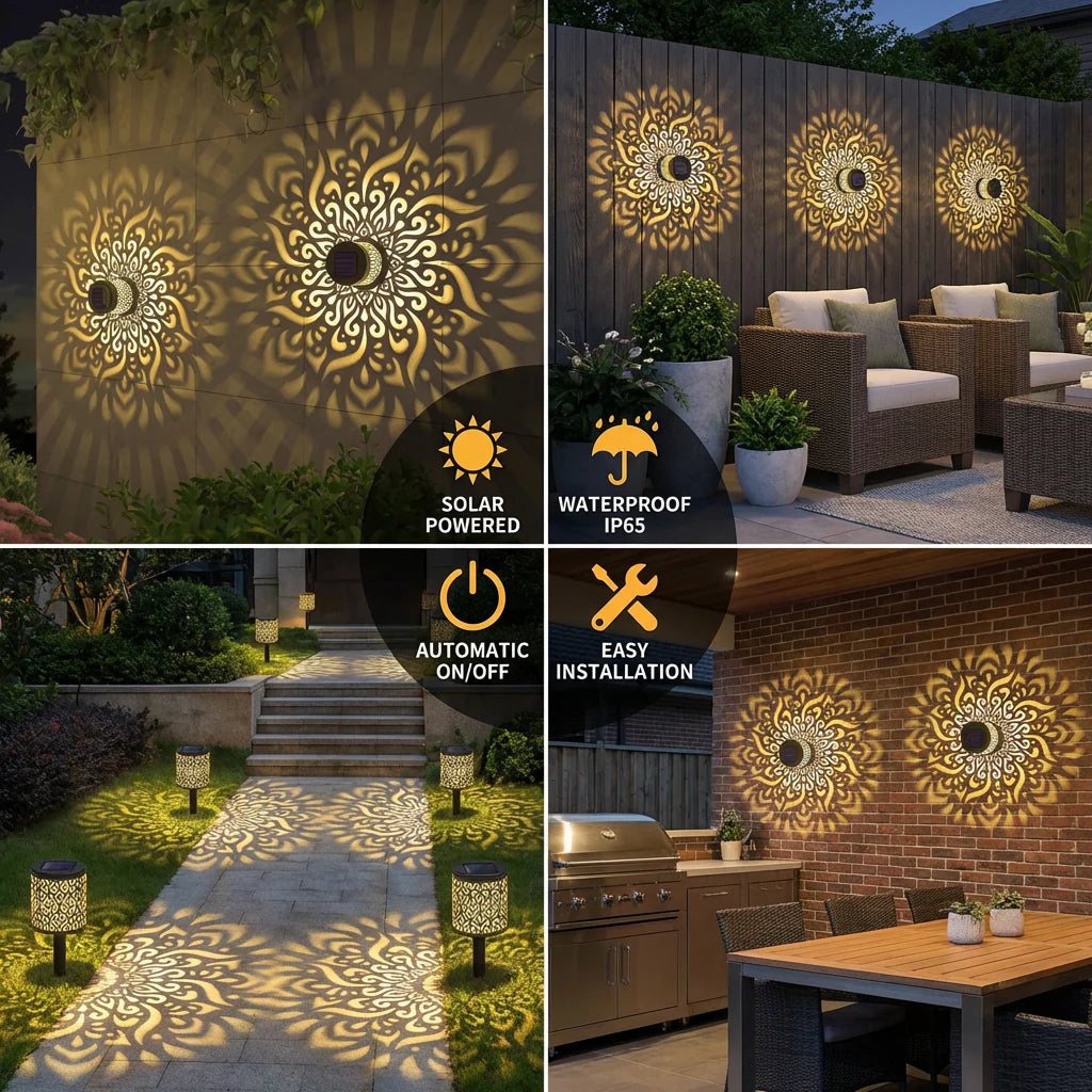 Decorative Solar Mandala Lights