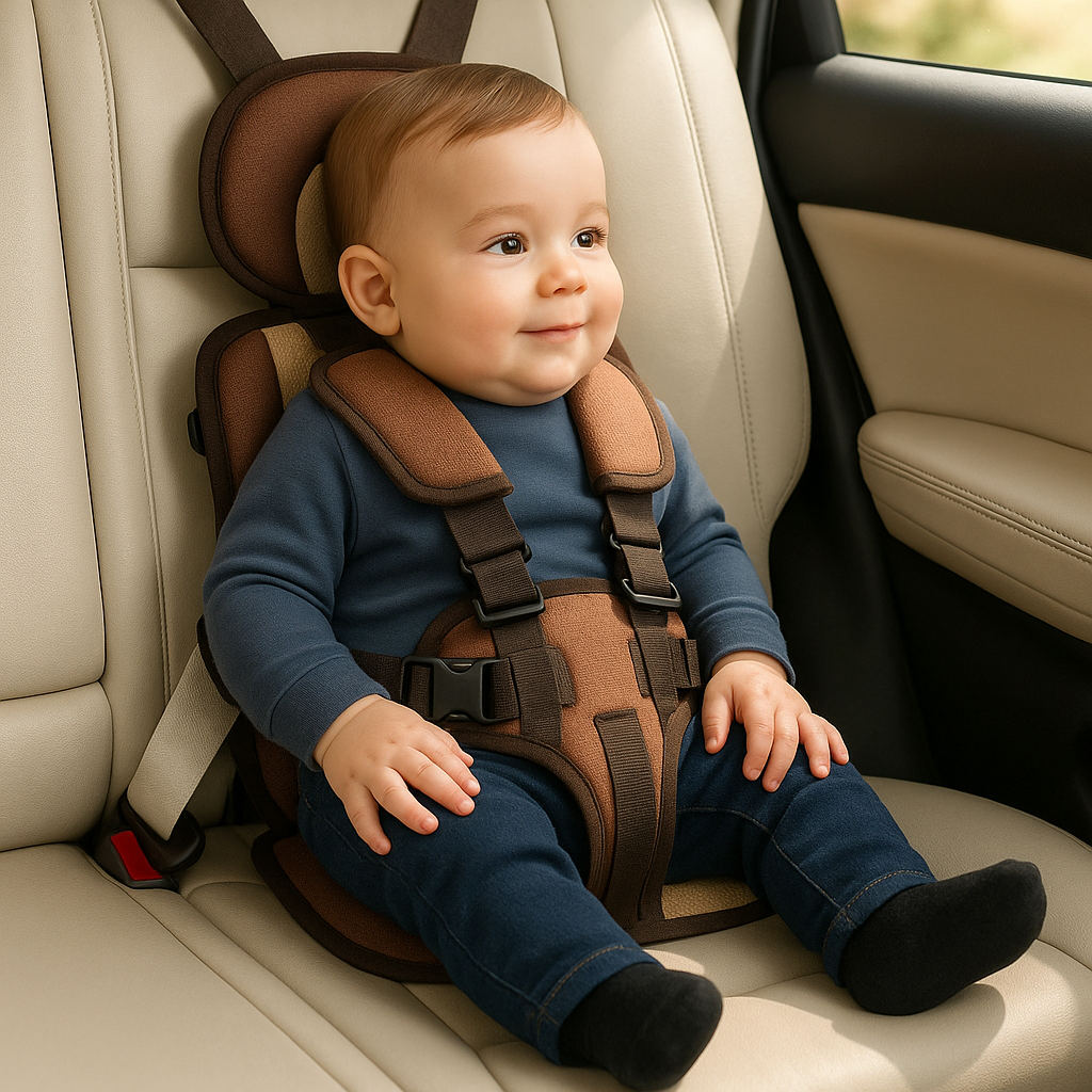 Portable Folding Baby Car Booster Seat