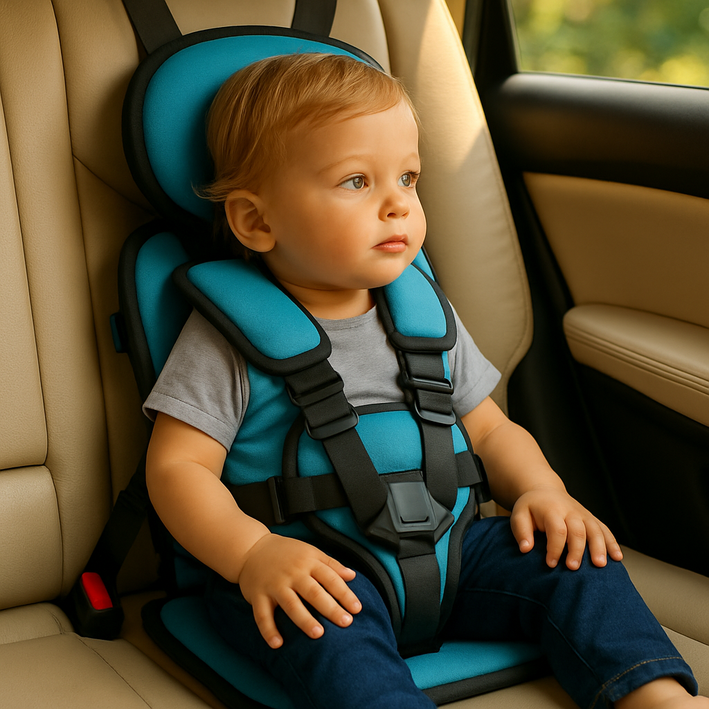 Portable Folding Baby Car Booster Seat