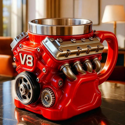 Engine Block Coffee Mug – Unique Automotive Gift