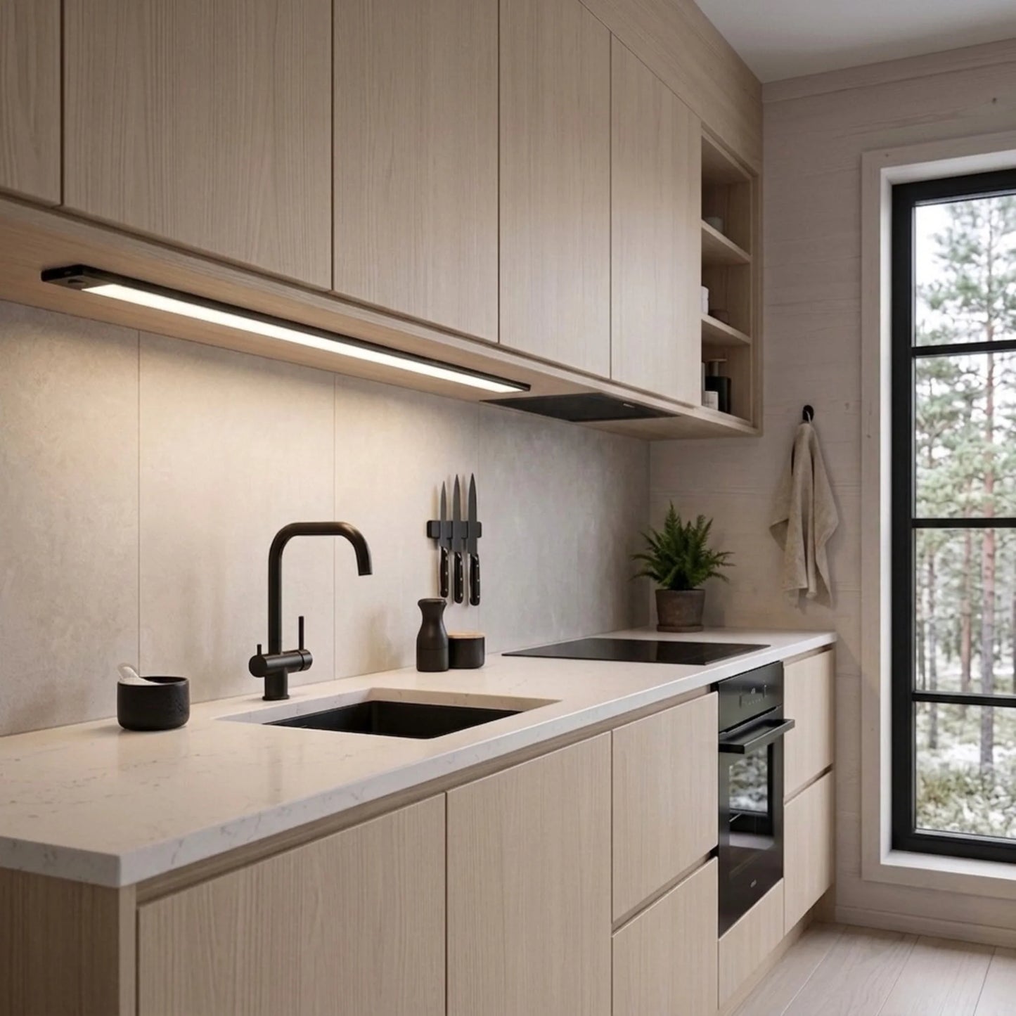 Cordless LED Under Cabinet Light with Motion Sensor