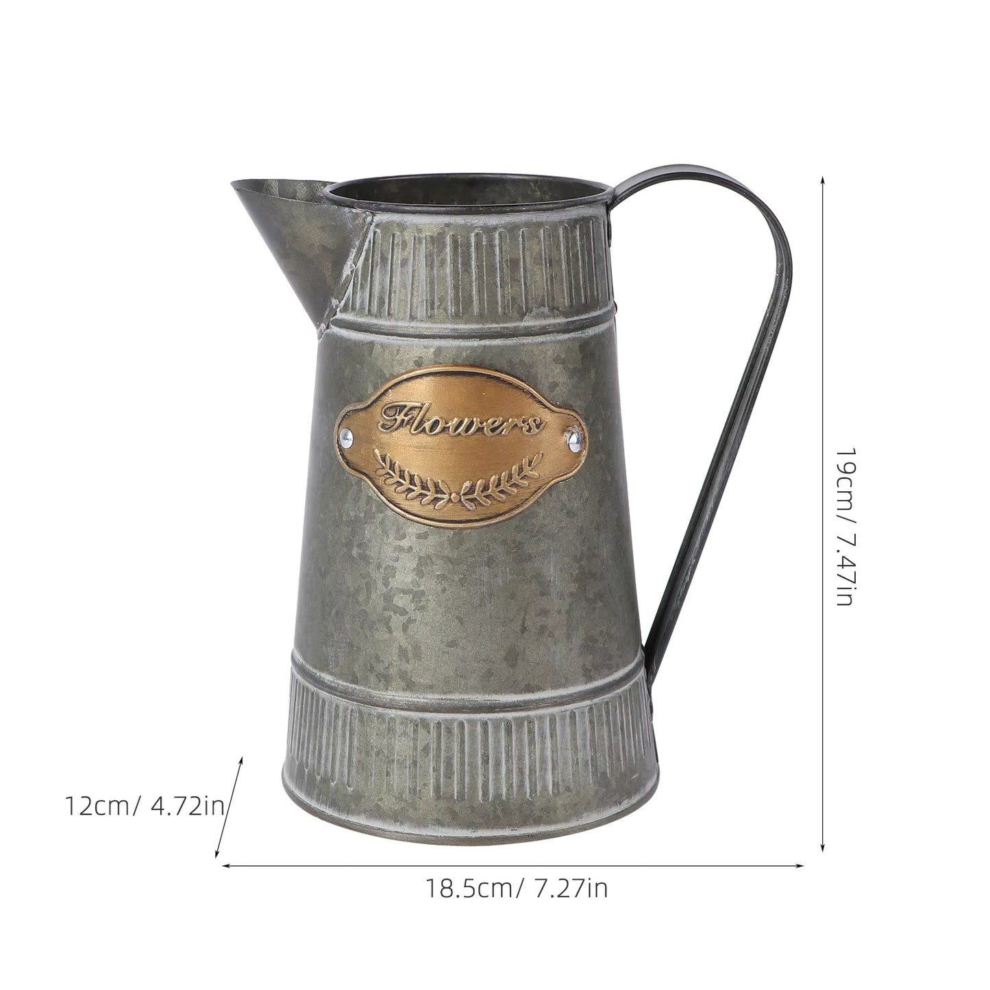 Stylish Iron Flower Pot Pitcher Vase