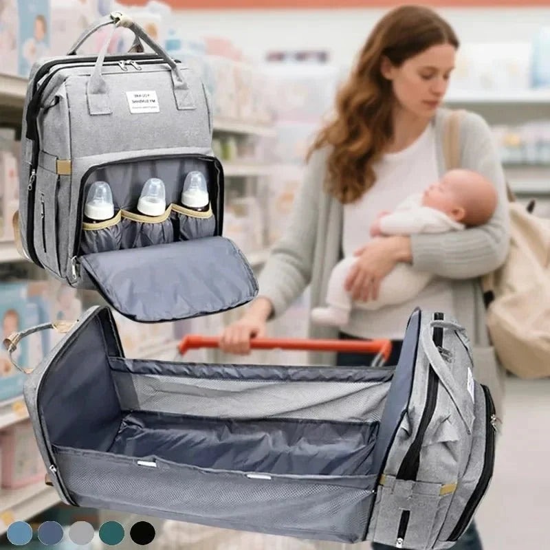 3-in-1 Diaper Bag Backpack with Changing Station