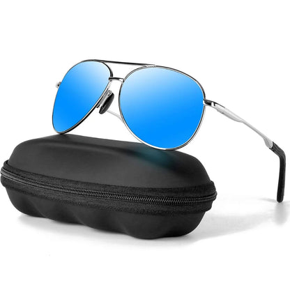Polarized Aviator Sunglasses with UV400 Protection