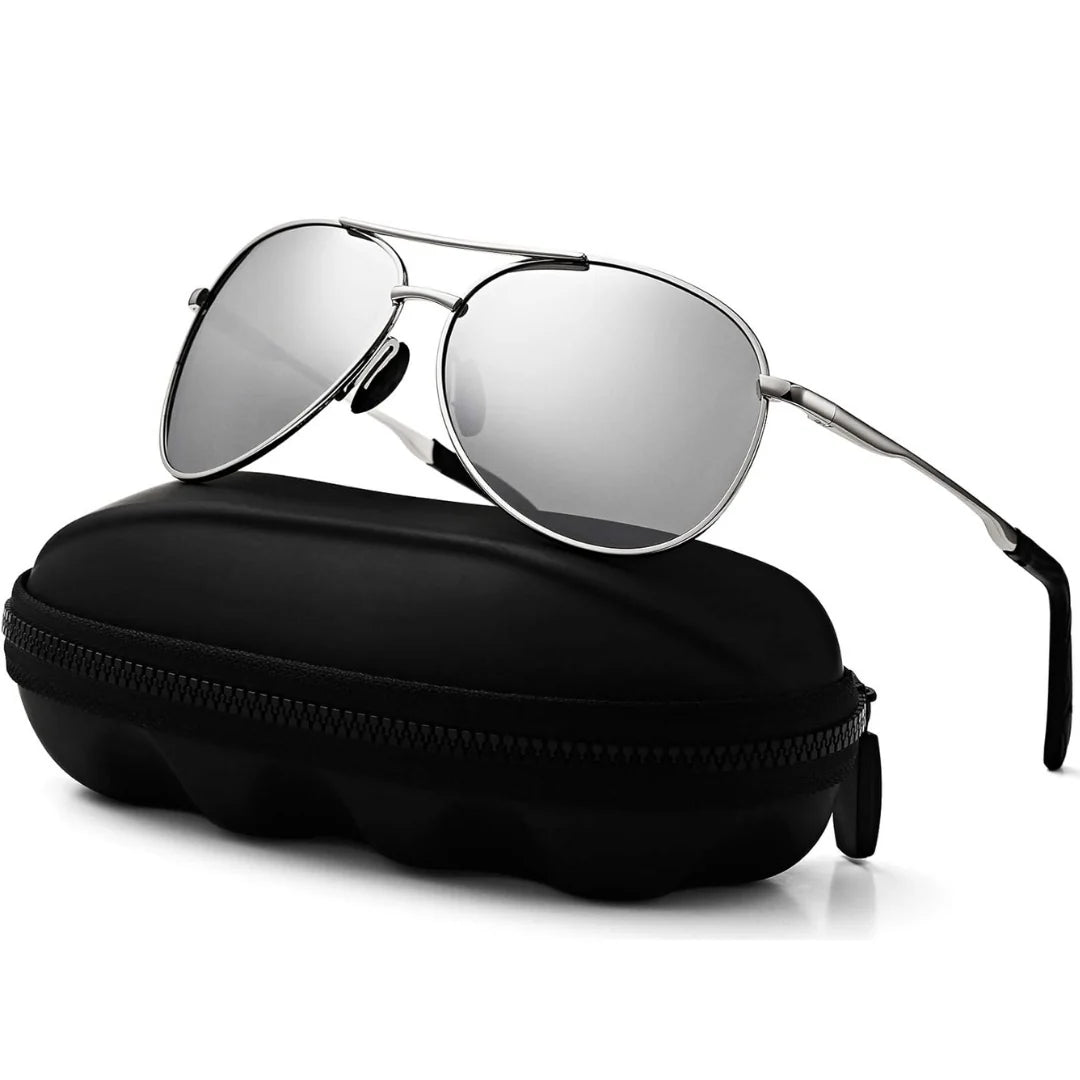 Polarized Aviator Sunglasses with UV400 Protection