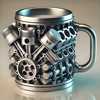 Engine Block Coffee Mug – Unique Automotive Gift