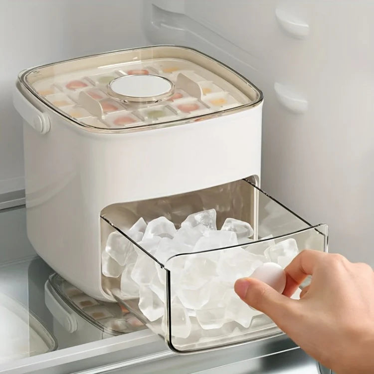 Compact ice maker fast cooling for summer