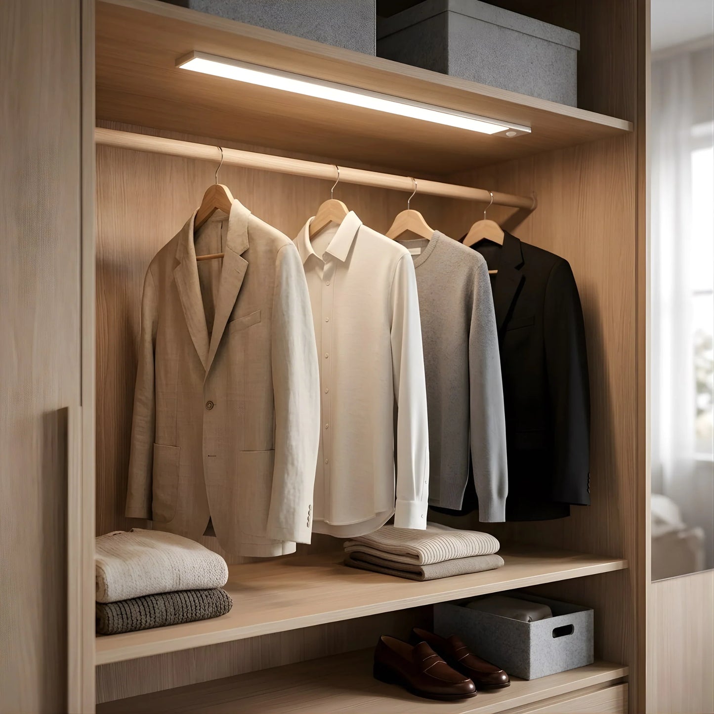 Cordless LED Under Cabinet Light with Motion Sensor