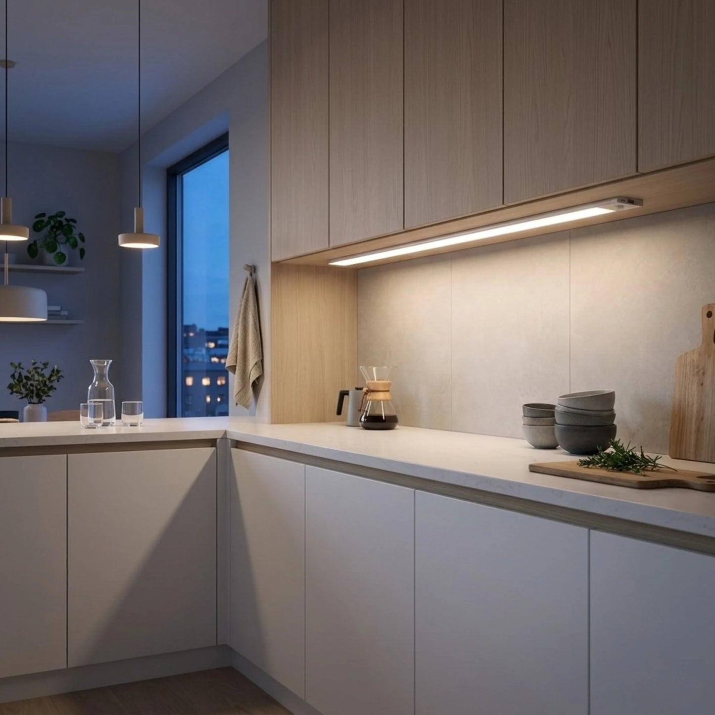 Cordless LED Under Cabinet Light with Motion Sensor