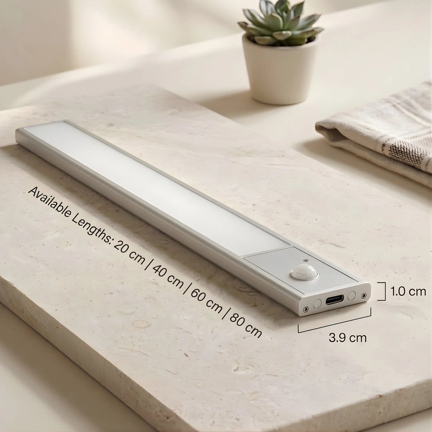 Cordless LED Under Cabinet Light with Motion Sensor