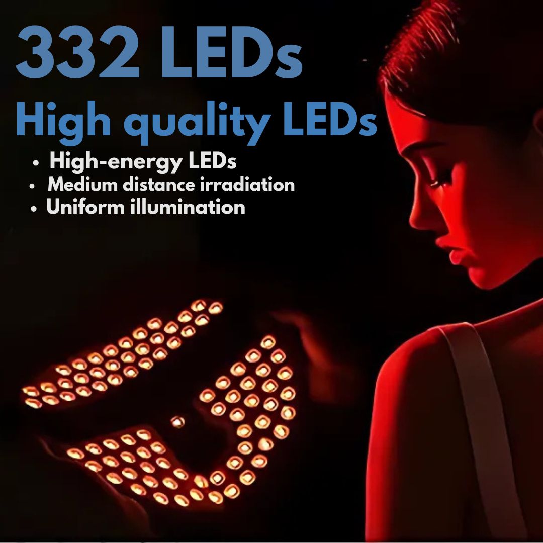 LED Infrared Therapy Mask with Remote