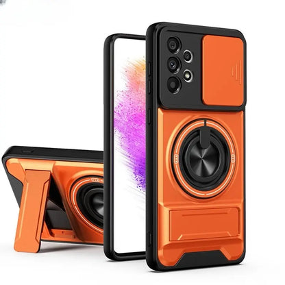 4-in-1 Protective Phone Case with Ring Holder & Kickstand
