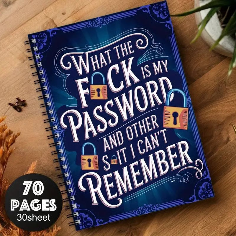 Funny Password Notebook
