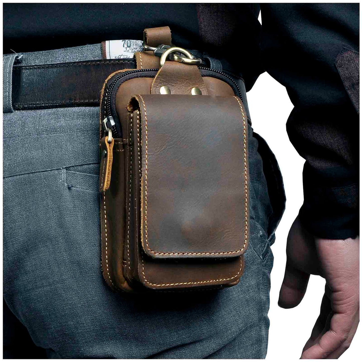 Leather Men’s Waist Pack