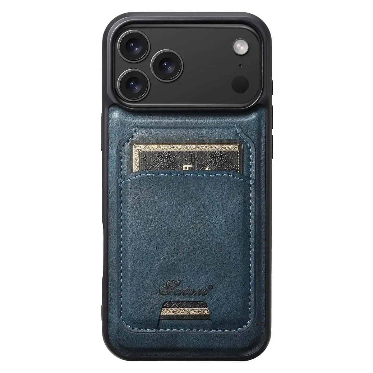 Vintage Leather Wallet Phone Case with Card Holder