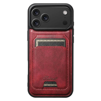 Vintage Leather Wallet Phone Case with Card Holder