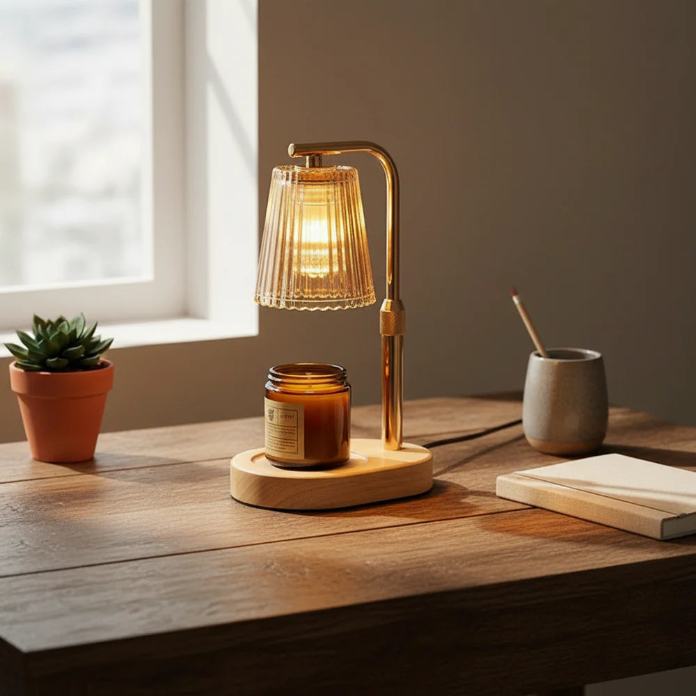 Glass Candle Warmer Lamp