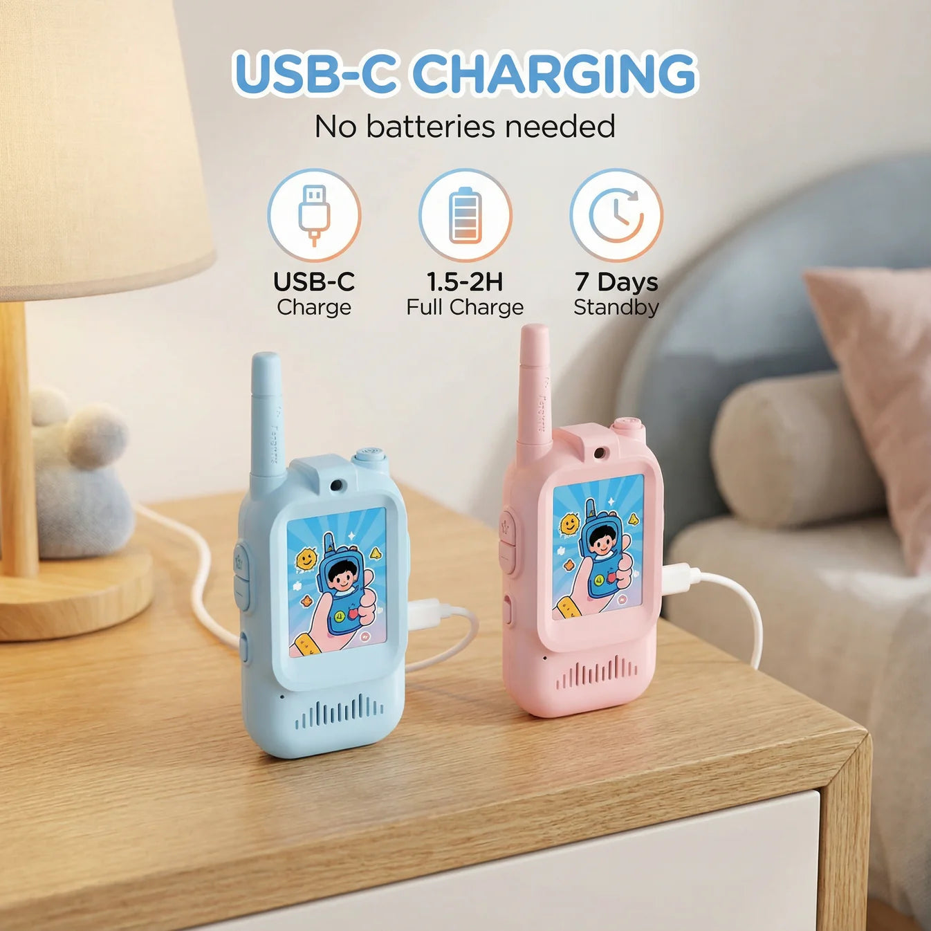 Kids Digital Walkie Talkie with Camera