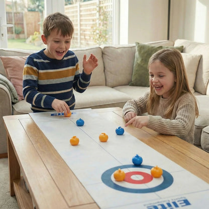 Portable Table Curling Game