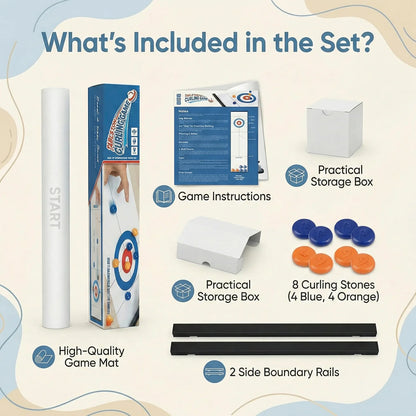 Portable Table Curling Game
