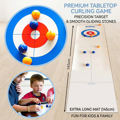 Portable Table Curling Game