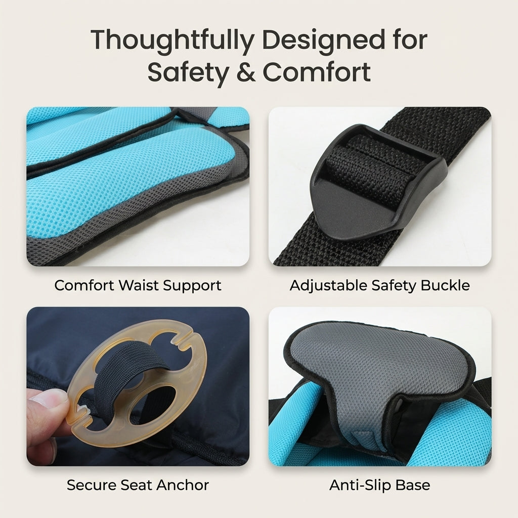 Portable Folding Baby Car Booster Seat