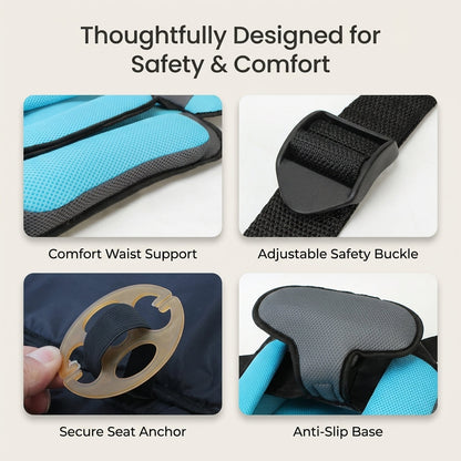 Portable Folding Baby Car Booster Seat