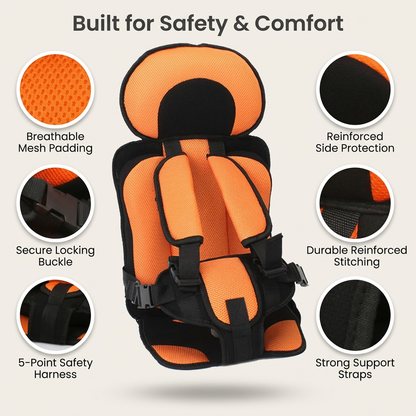 Portable Folding Baby Car Booster Seat