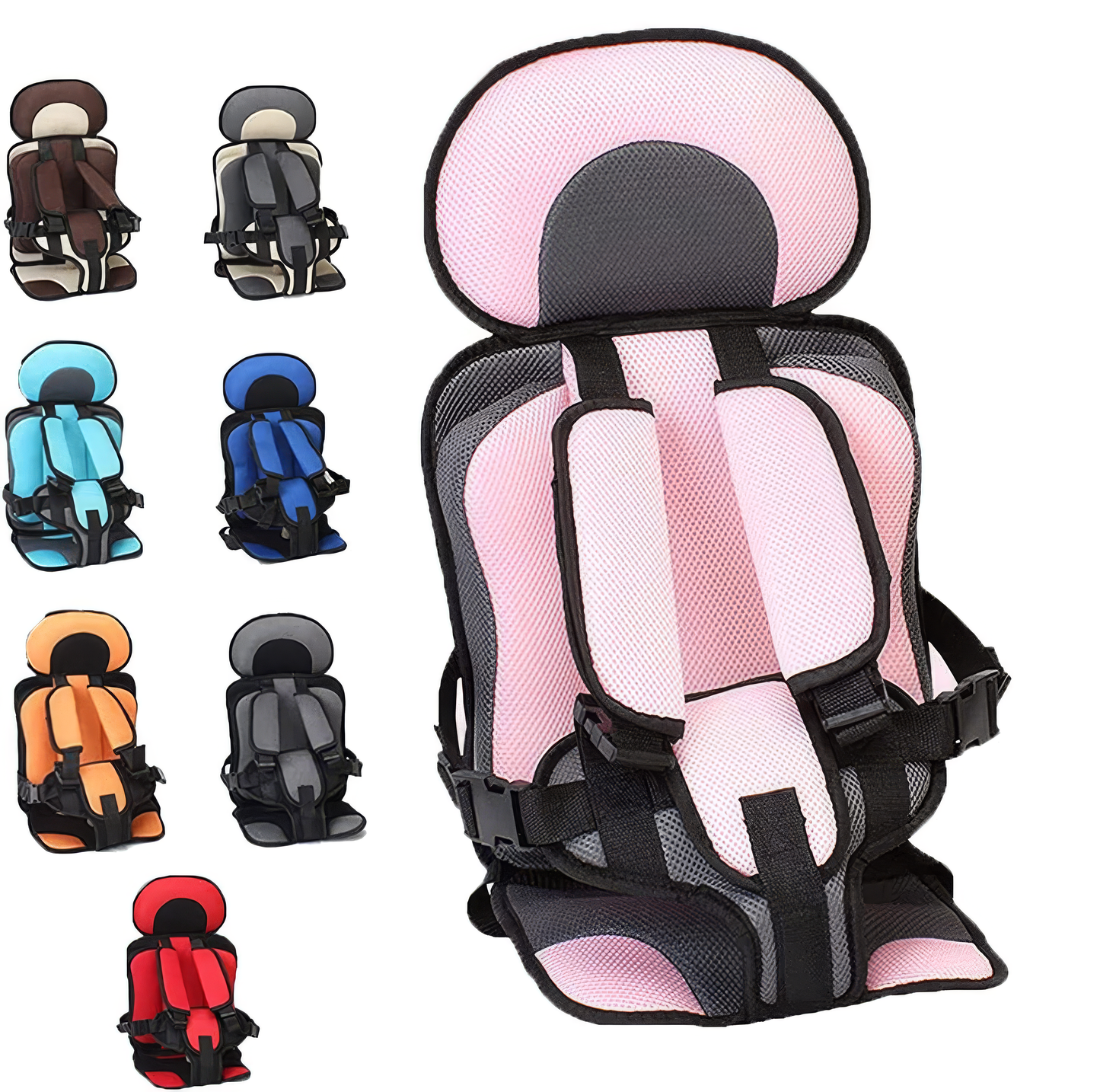 Portable Folding Baby Car Booster Seat