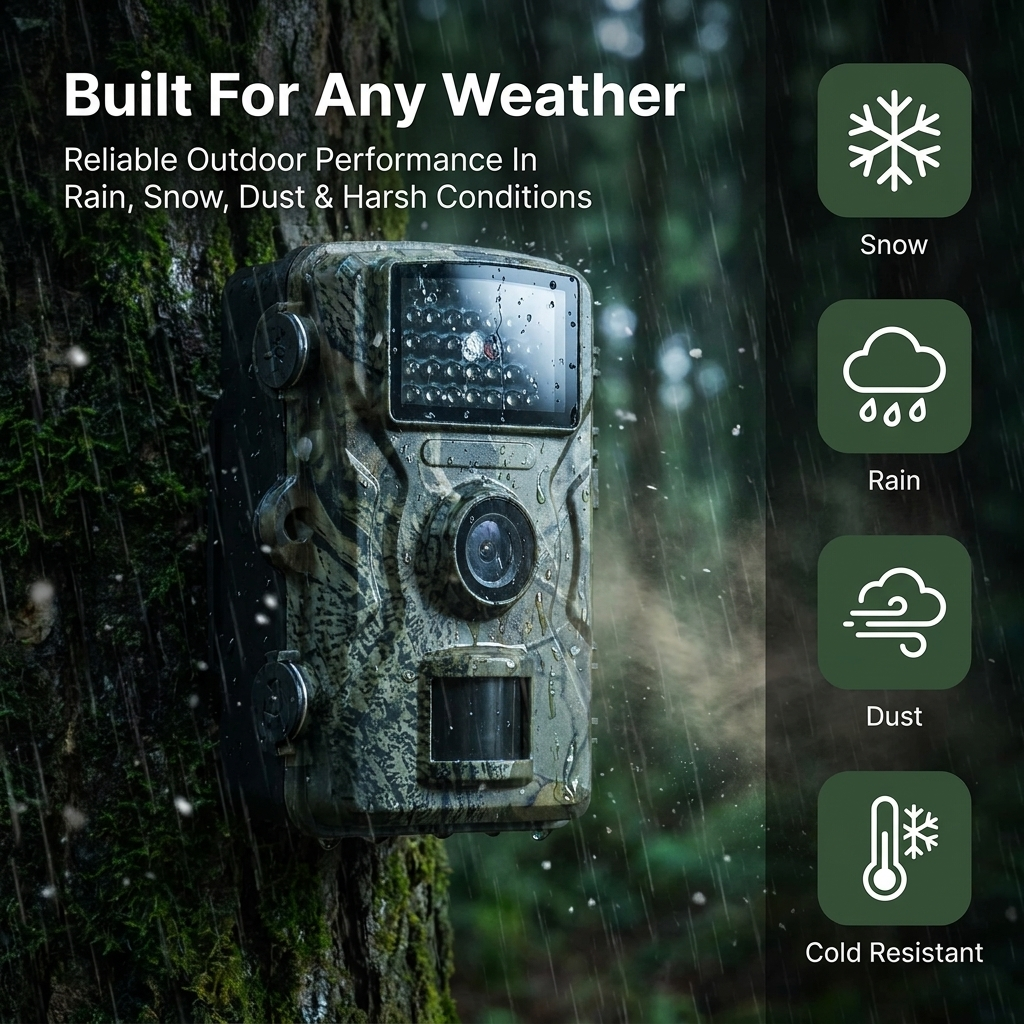 Motion Activated Night Vision Wildlife Camera Outdoor