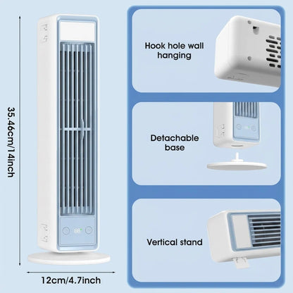 Portable Bladeless Cooling Fan with Remote Control