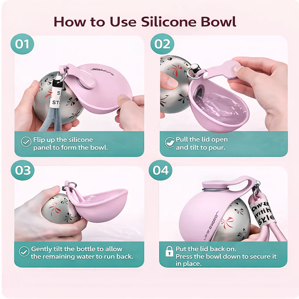 Portable Dog Water Bottle