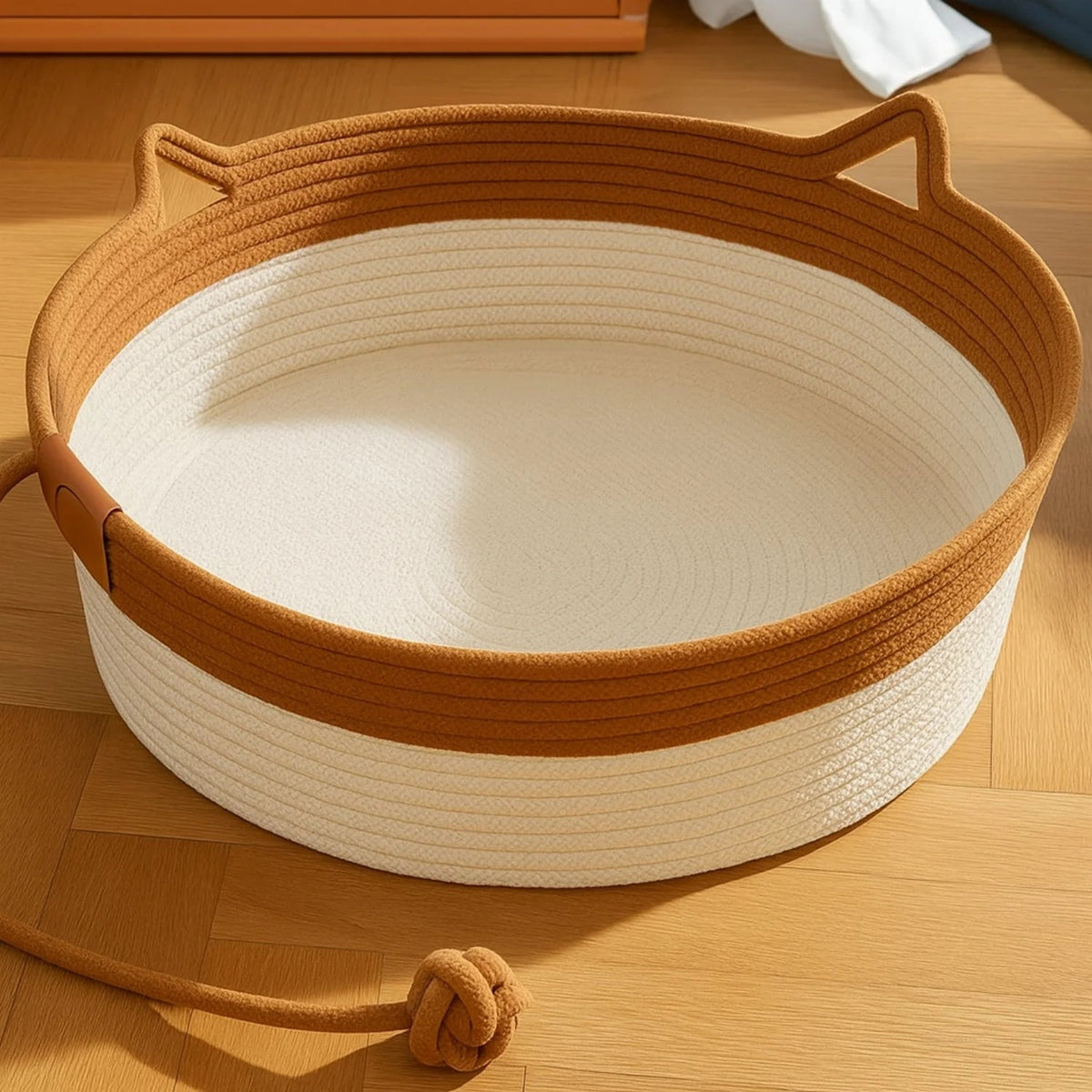 Natural Rope Cat Basket Bed