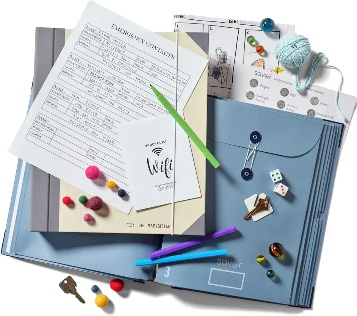 Pocket Document & Keepsake Organizer Album