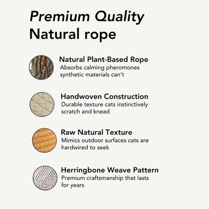 Natural Rope Cat Basket Bed